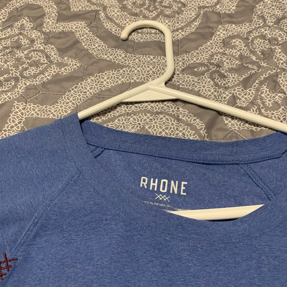 Rhone Heather Blue Athletic Tee